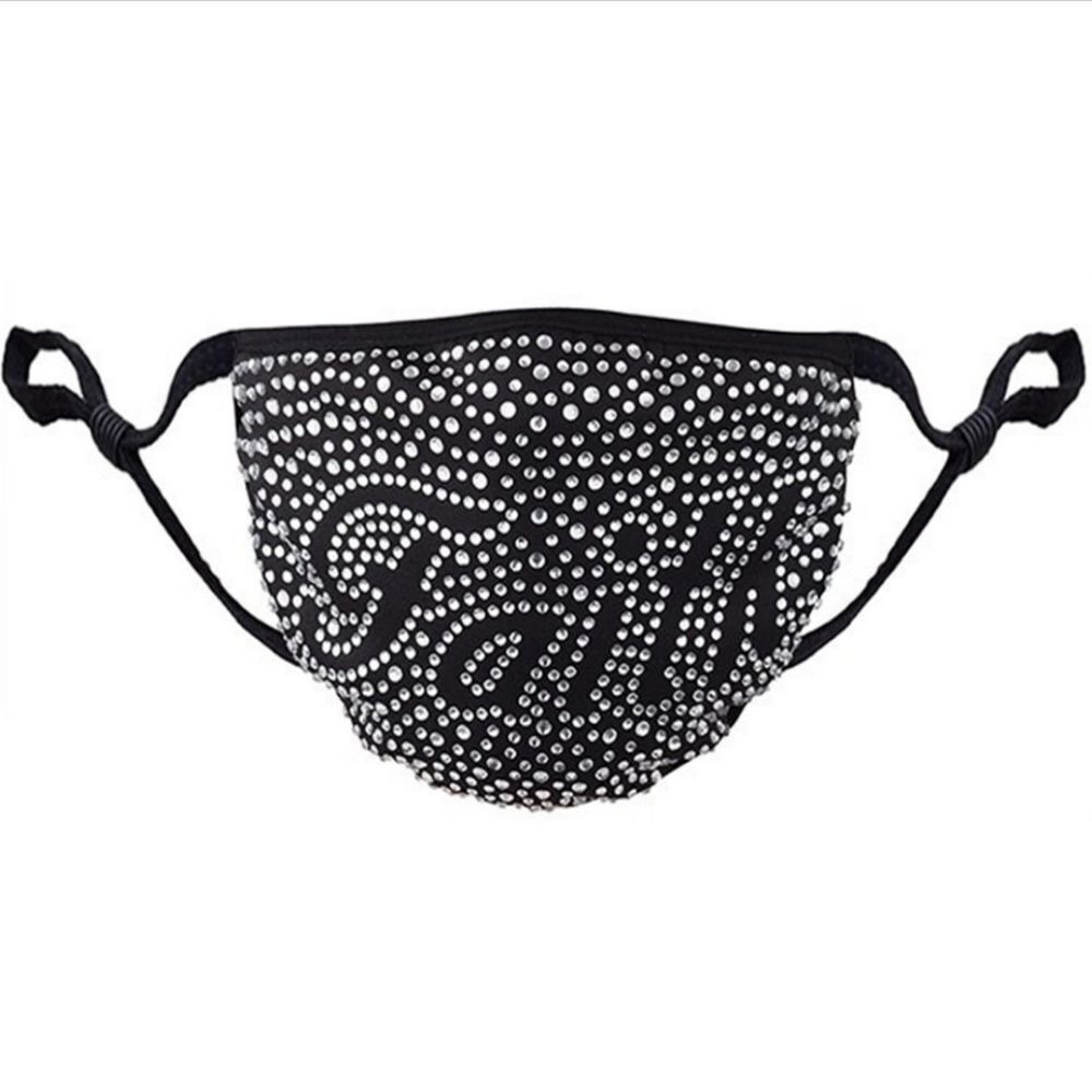 FAITH Swarovski adjustable fashion face ma…